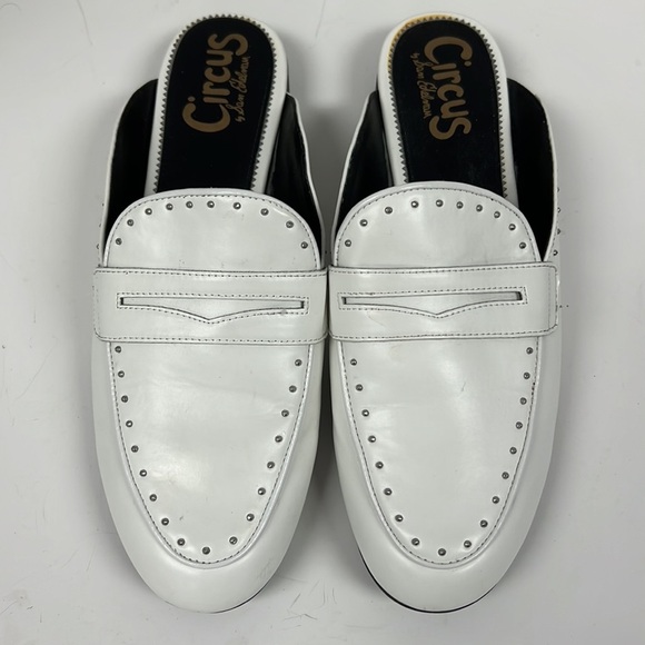 Circus by Sam Edelman Hanlon Women’s White Mules Size 10 - Picture 2 of 6